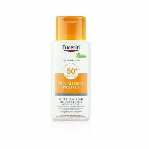 EUCERIN SUN krém gel sluneční alergie SPF50+ 150ml porovnat ceny