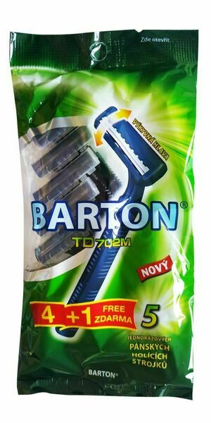 BARTON pánská jednorázová 2břitá holítka 4+1ks porovnat ceny