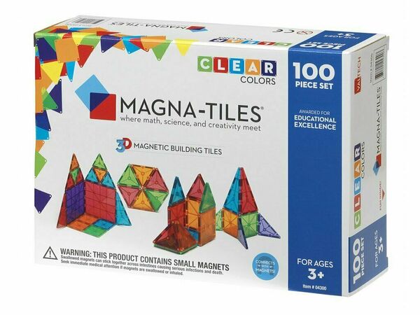 Valtech Magnetická stavebnice Magna Tiles Clear 100 průhledná porovnání ceny