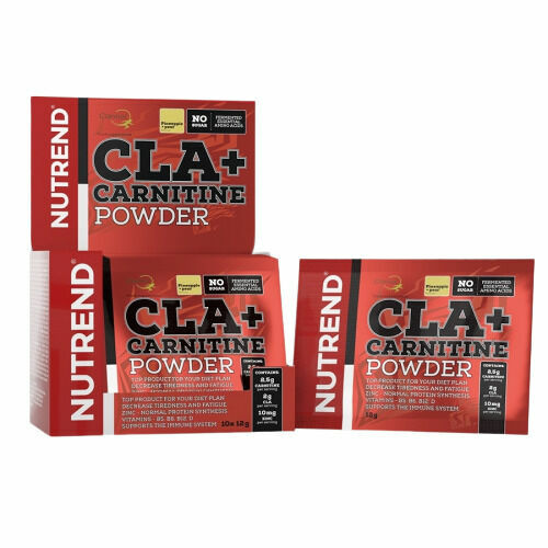 Nutrend  CLA + Carnitine Powder 10x12g Ananas a hruška porovnat ceny