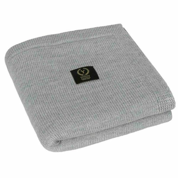 YOSOY JERSEY Dětská deka ze 100% merino vlny, 80x80cm, šedá 1ks porovnat ceny