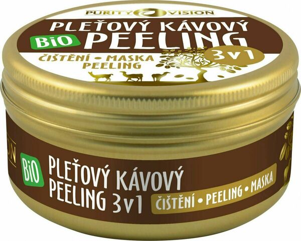 Purity Vision BIO Kávová pleťový peeling 3v1, 70ml porovnat ceny