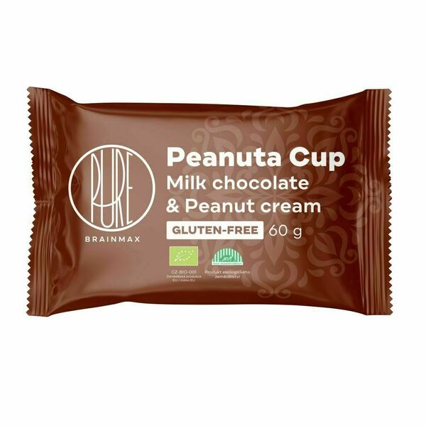 BrainMax Pure Peanuta Cup BIO čokokošíček s arašídovým krémem 60 g porovnat ceny