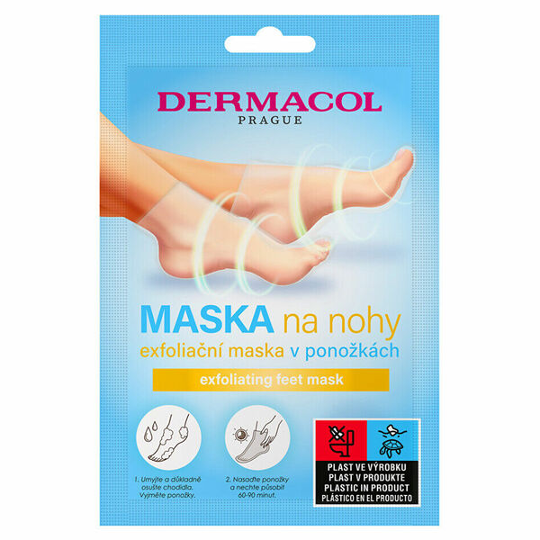 DERMACOL Exfoliační maska na nohy v ponožkách 1 kus porovnat ceny