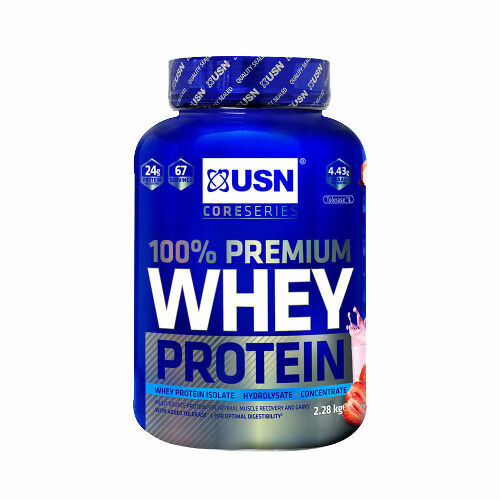 USN 100% Whey Protein Premium jahoda se smetanou 2280g porovnat ceny