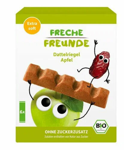 Freche Freunde BIO Tyčinka datle a jablko 6x17g porovnat ceny