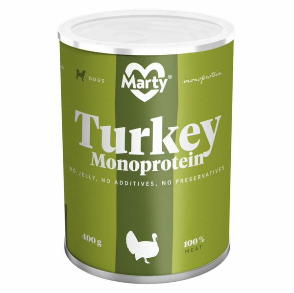 MARTY Konzerva pro psy Monoprotein krůtí 400 g porovnat ceny