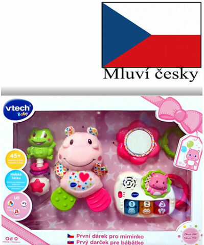 Vtech První dárek pro miminko CZ - růžový porovnat ceny