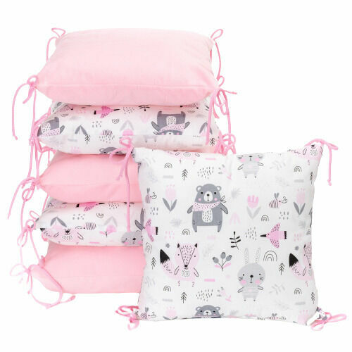 T-Tomi Polštářkový mantinel Velvet, pink bears porovnat ceny
