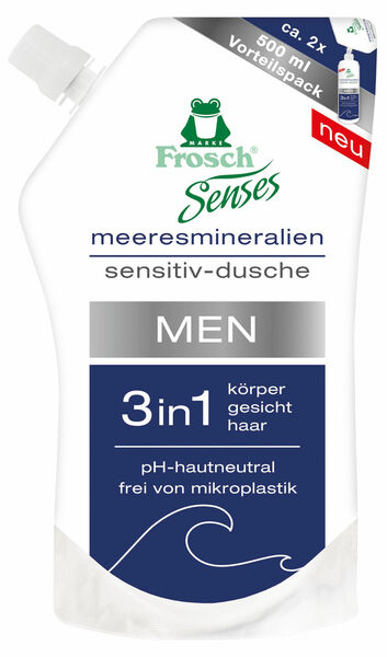 Frosch EKO Senses Sprchový gel pánský 3v1 náhradní náplň 500ml porovnání ceny