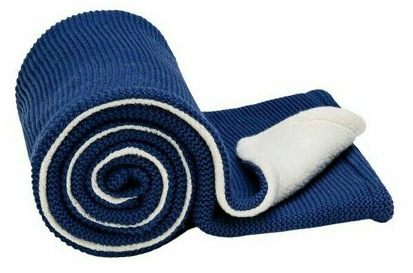 T-Tomi Pletená deka Winter Dark blue waves porovnat ceny