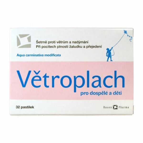 Rosen Větroplach pro dospělé a děti 32 pastilek porovnat ceny