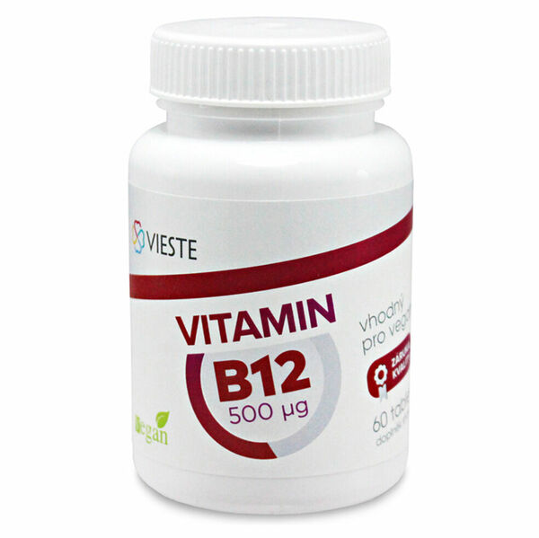VIESTE Vitamin B12 500 µg 60 tablet porovnat ceny