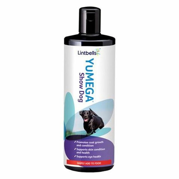 LINTBELLS Yumega Showdog doplněk stravy pro psy na kvalitní srst 500 ml porovnání ceny