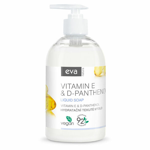 EVA NATURA Hydratační tekuté mýdlo vitamínem E & D-Panthenol 500 ml porovnat ceny
