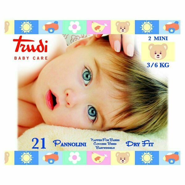 Trudi Dětské pleny Dry Fit s vrstvou Perfo-Soft mini 3-6 kg 21 ks porovnat ceny