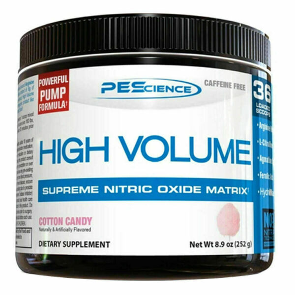 PEScience High Volume 252g - cotton candy porovnat ceny