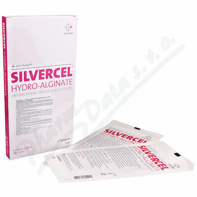 Silvercel hydroalginátové krytí se stříbrem 10x20cm 5ks porovnat ceny