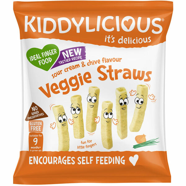 KIDDYLICIOUS Tyčinky zeleninové se zakysanou smetanou a pažitkou 12 g porovnat ceny