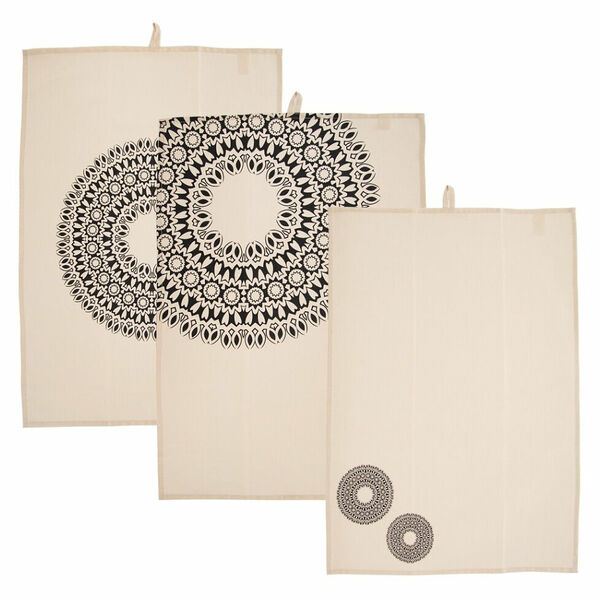 ORION Kuchyňská bavlněná utěrka MANDALA 3 ks porovnat ceny