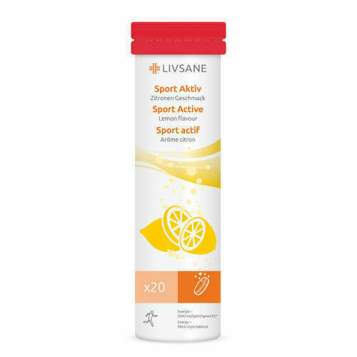 LIVSANE Šumivé tablety Vitaminy pro sportovce 20ks porovnat ceny