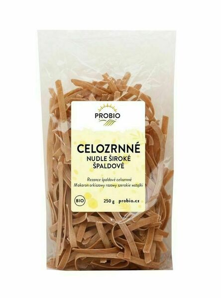 PROBIO Nudle špaldové celozrnné široké BIO 250 g porovnat ceny
