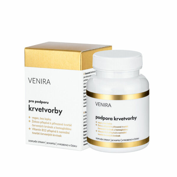 Venira Pro podporu krvetvorby 60 kapslí porovnat ceny
