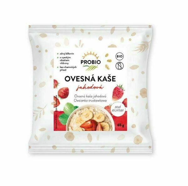 PROBIO Kaše ovesná jahodová jednoporcová BIO 65 g porovnat ceny