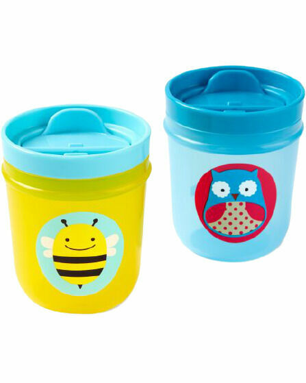 Skip Hop Zoo Pohárky s víkem 2 kusy včelka, sovička 18m+ porovnat ceny