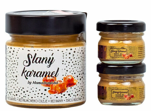 Big Boy Slaný karamel @mamadomisha 250g + Slaný karamel GOLD 2x25g porovnat ceny