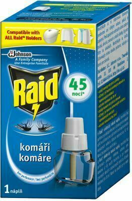 Raid Tekutá náplň do elektrického odpuzovače, 45 nocí 27ml porovnat ceny