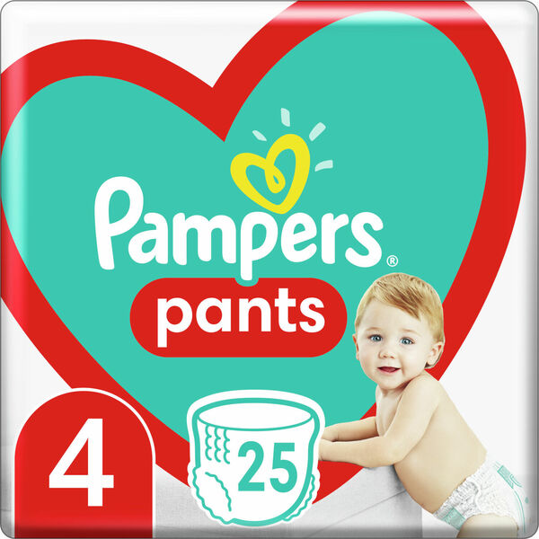 Plenkové Kalhotky Pampers Pants Velikost 4, 25ks, 9kg-15kg porovnat ceny