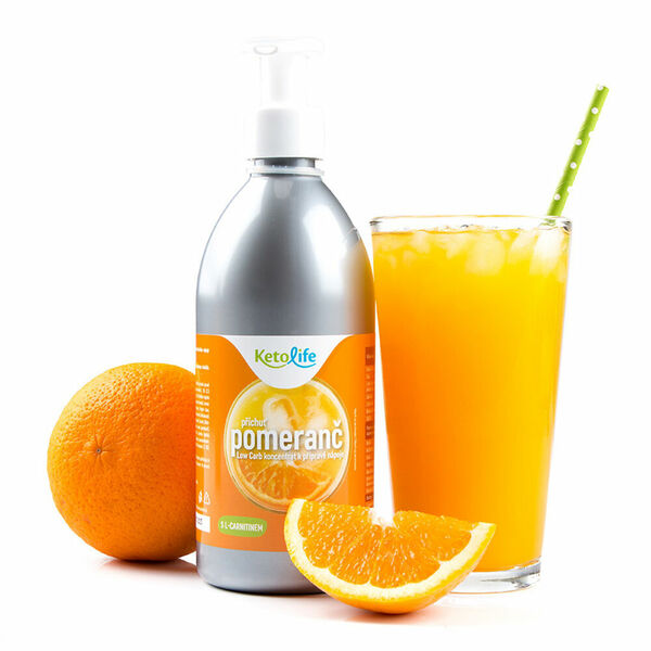 KETODIET Sirup bez cukru s příchutí Orange 500 ml porovnat ceny