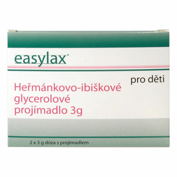 EASYLAX dětské projímadlo Chamomile 2 x 3 g porovnat ceny