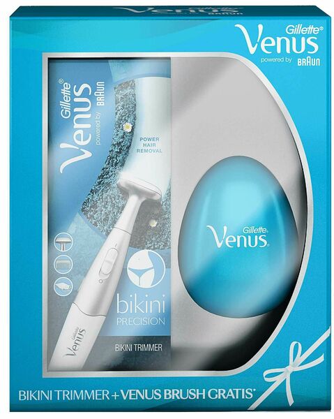 Gillette Venus  Venus Bikini Trimmer Dárková sada (zastřihovač + kartáč na vlasy) porovnat ceny