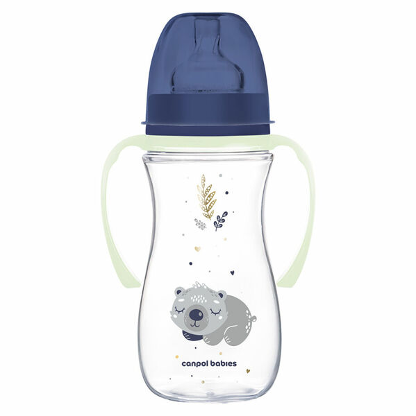 CANPOL BABIES Antikoliková lahev EasyStart sleepy koala modrá 300 ml porovnat ceny