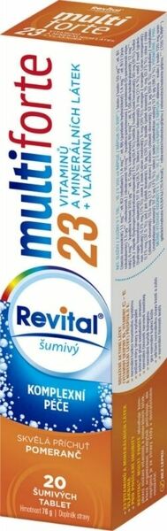 Revital Multi forte Pomeranč 20 šumivých tablet porovnat ceny