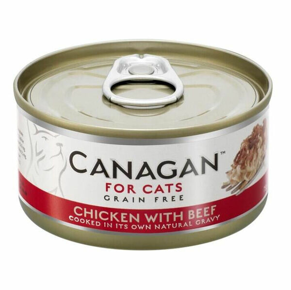 CANAGAN Chicken with beef konzerva pro kočky 75 g porovnat ceny