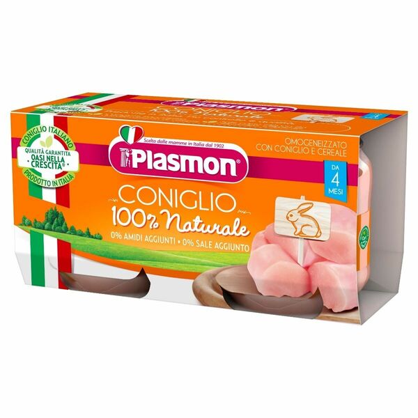 Plasmon Králičí masíčko příkrm od ukončeného 4. měsíce 2x80 g porovnat ceny