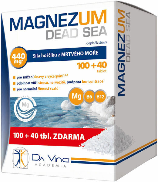 Magnezum Dead Sea Da Vinci Academia Tbl.100+40 porovnat ceny