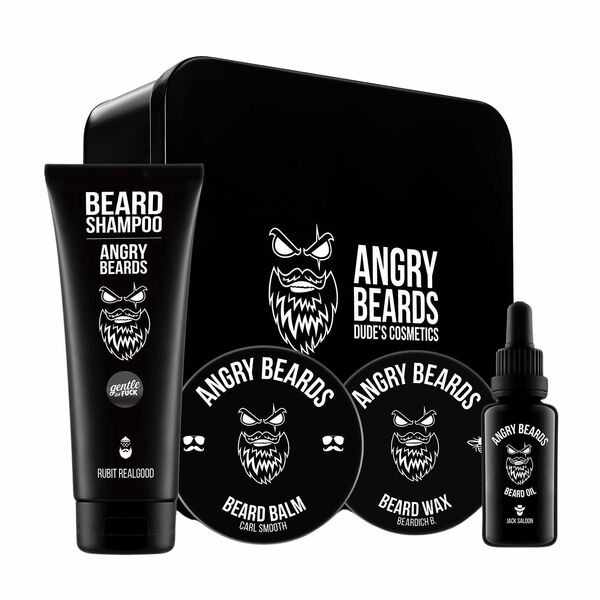 Angry Beards Velká sada péče o vousy Smooth & Saloon porovnat ceny