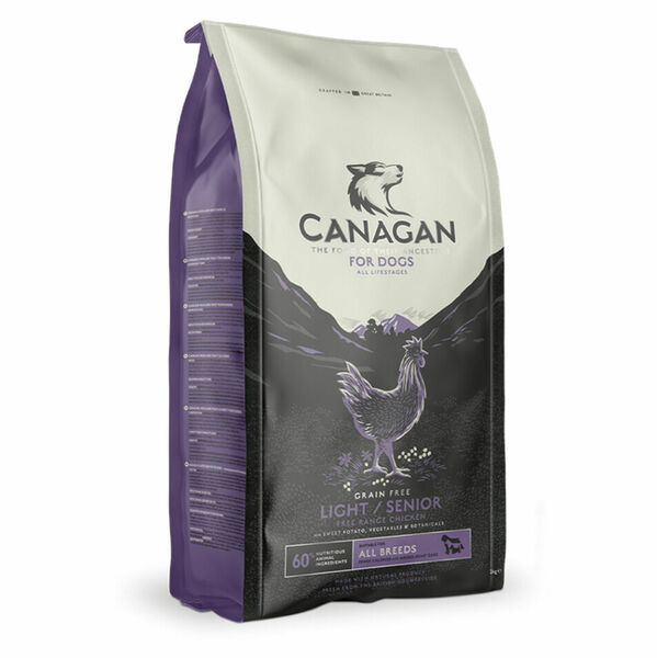 CANAGAN Light/senior granule pro psy, Hmotnost balení: 6 kg porovnat ceny