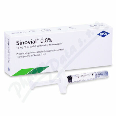 Sinovial 0.8% roztok elastoviskózní inj.1x2ml porovnat ceny