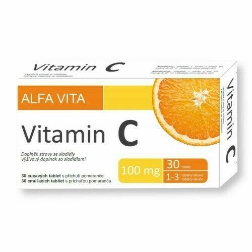 Alfa Vita Vitamin C 100mg Tbl.30 porovnat ceny