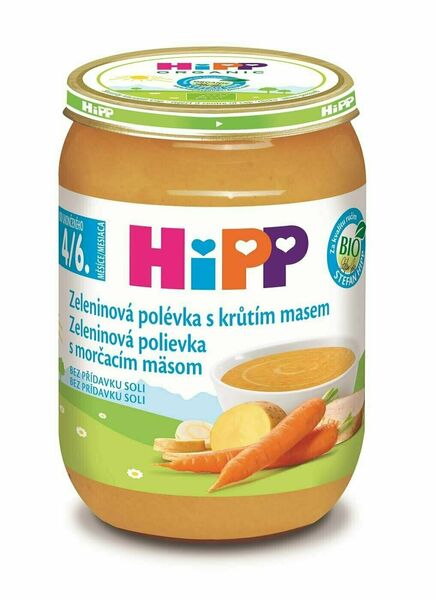 HiPP Polévka BIO Zeleninová s krůtím masem 190 g porovnat ceny