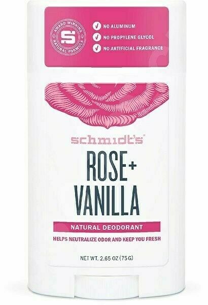 Schmidt's Naturals  Schmidt's Signature tuhý deodorant Růže + vanilka 58ml porovnat ceny