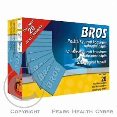BROS náplň do elektro na komáry 20 ks-suchá porovnat ceny