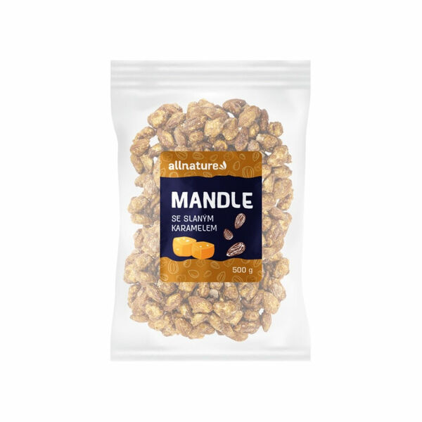 ALLNATURE Mandle slaný karamel 500 g porovnat ceny
