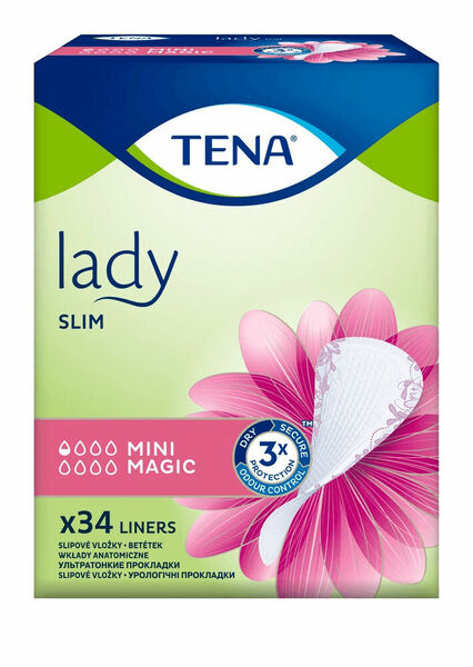 Tena Lady Slim Mini Magic Inkontinenční vložky 34 ks porovnat ceny