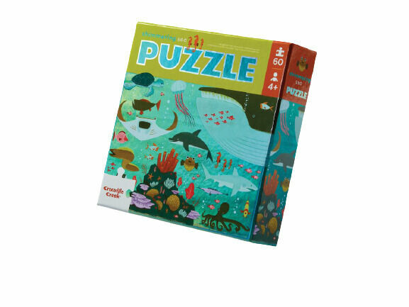 Crocodile Creek Foil Puzzle, Třpytivé moře 60ks porovnat ceny